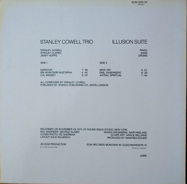 CD スタンリー・カウエル・トリオ 幻想組曲  POCJ2793 ECM Records /00110 Amazon.co.jp: 幻想組曲: ミュージック