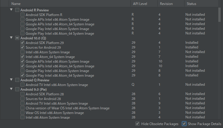 Android Studioエミュレータ設定【2020】