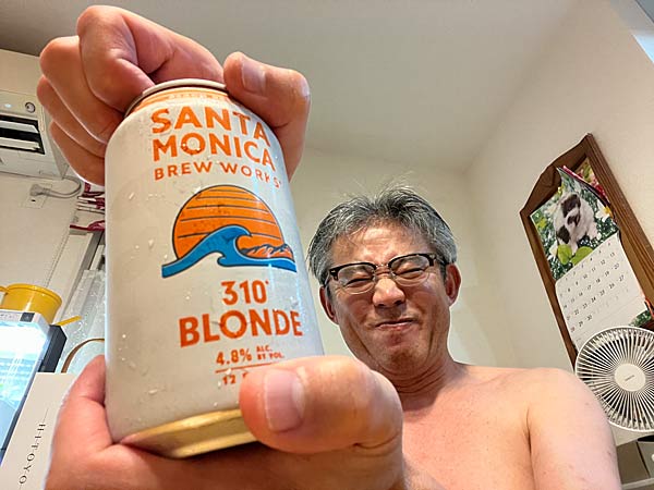 妹からのアメリカ土産は「Santa Monica Brew Works」の310 BLONDE ALE