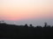 大山情報館夕日