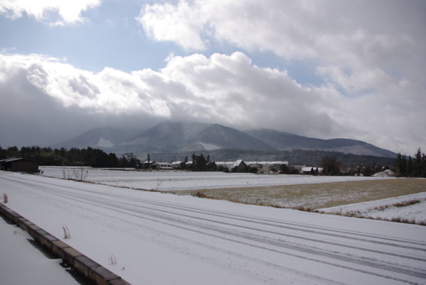 ２００９年大晦日降り始めた雪