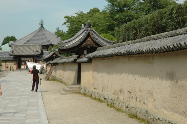 法隆寺土塀