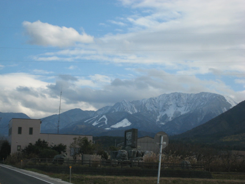 大山道路から見た大山