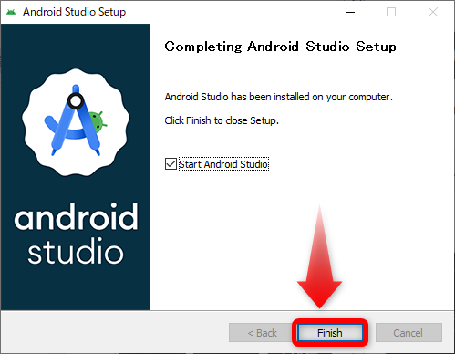 Completing Android Studio Setup