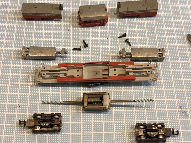 TOMIX Nゲージ 鉄道模型部品セット □分解整備□TOMIX 2203 DD51 旧製品 - 「大体」で楽しむ鉄道模型