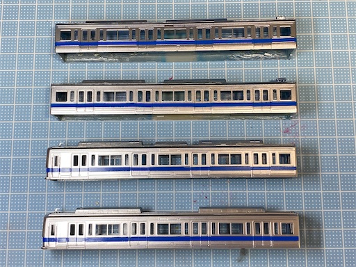 グリーンマックス小田急1000形ジャンク品 グリーンマックス 小田急1000形 更新車 1091F 10両セット 加工品