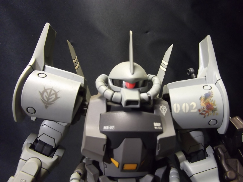 1/100グフ・フライトタイプ(改造パーツ使用) - 田舎暮らしと