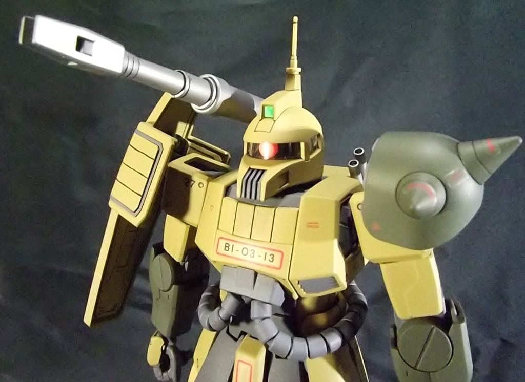 1/100MGザクキャノン（UCカラー） - 田舎暮らしとガンプラ