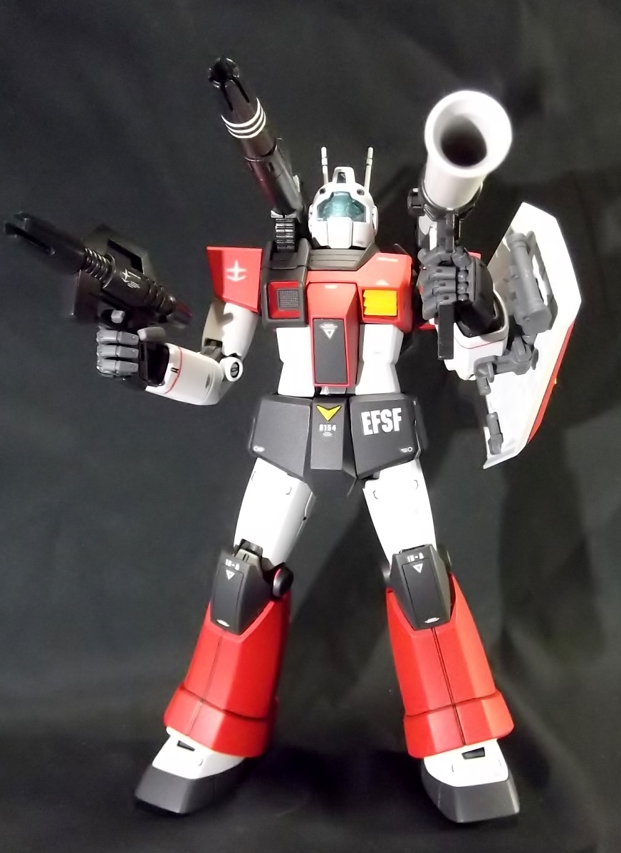1/100MGジムキャノン - 田舎暮らしとガンプラ