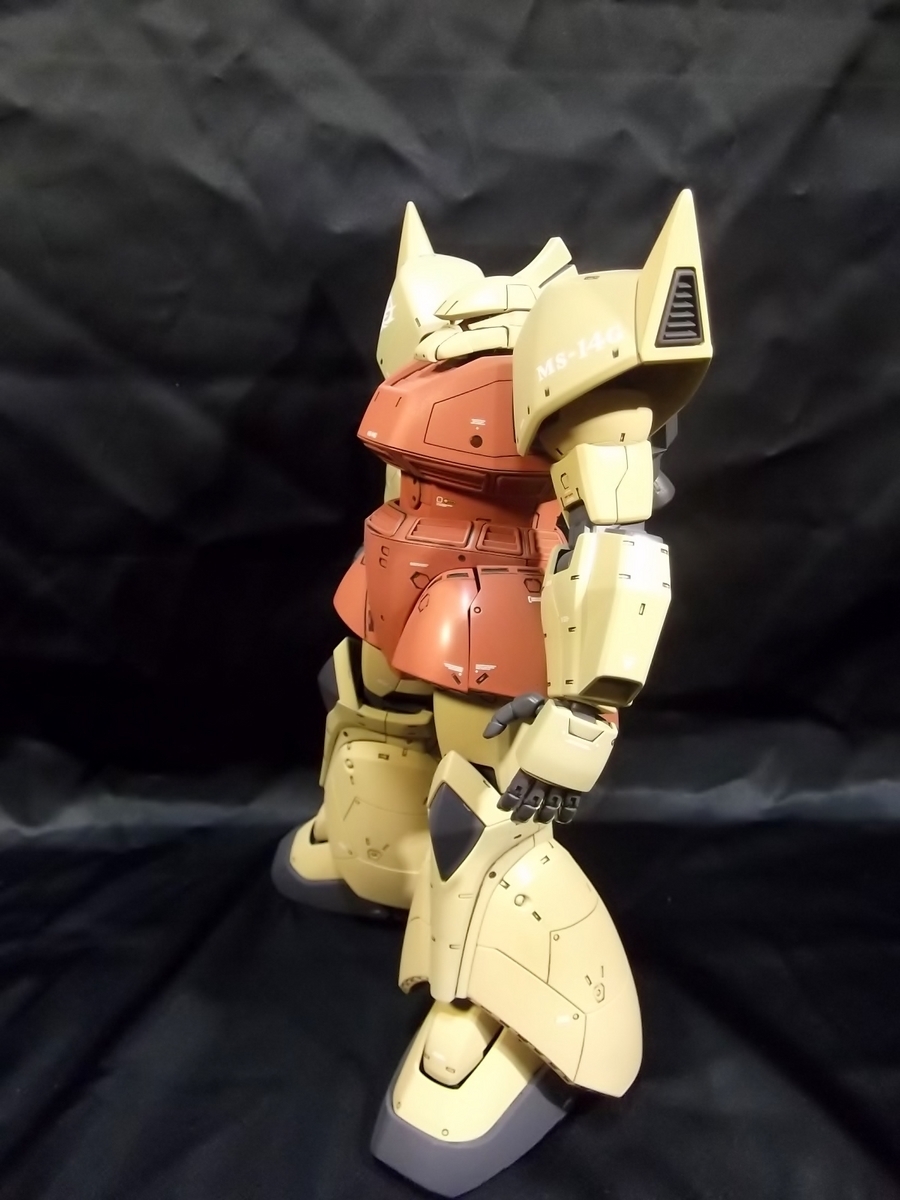 1/100陸戦型ゲルググ(改造パーツ不使用) - 田舎暮らしとガンプラ