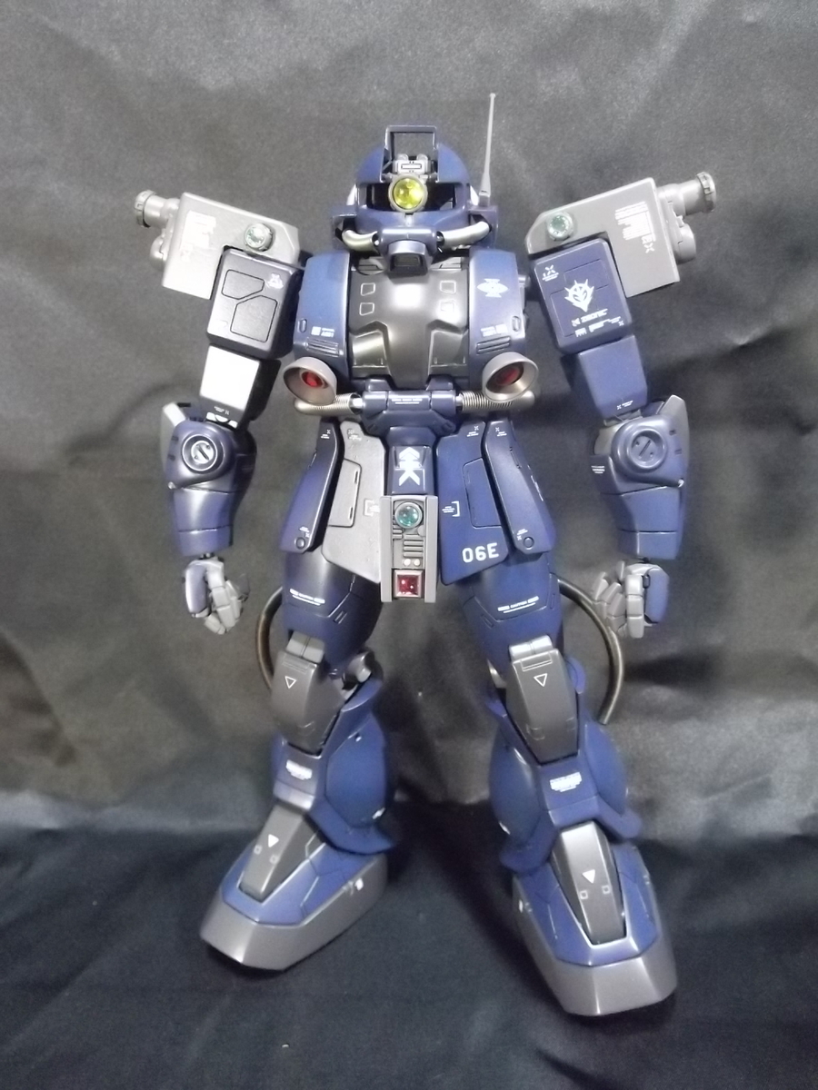1/100強行偵察型ザク(改造パーツ不使用) - 田舎暮らしとガンプラ