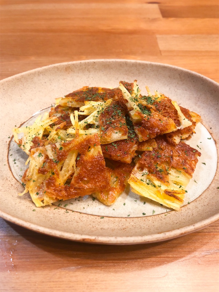 調理時間１０分だけ じゃがいもカリカリチーズ焼き 簡単レシピより簡単 だけメシ