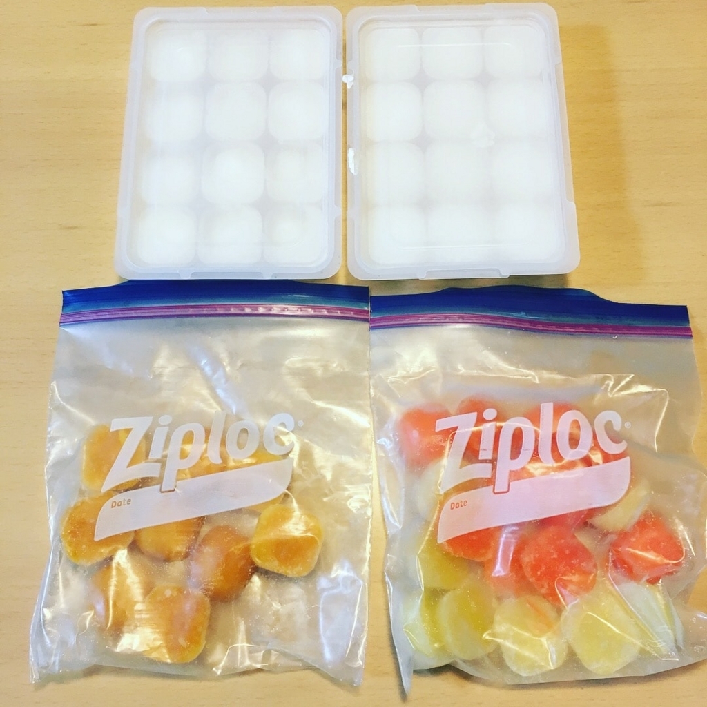 ジップロックに離乳食
