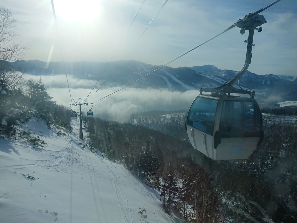 軽キャンパーで志賀高原焼額山スキー場に行きました！（2020年12