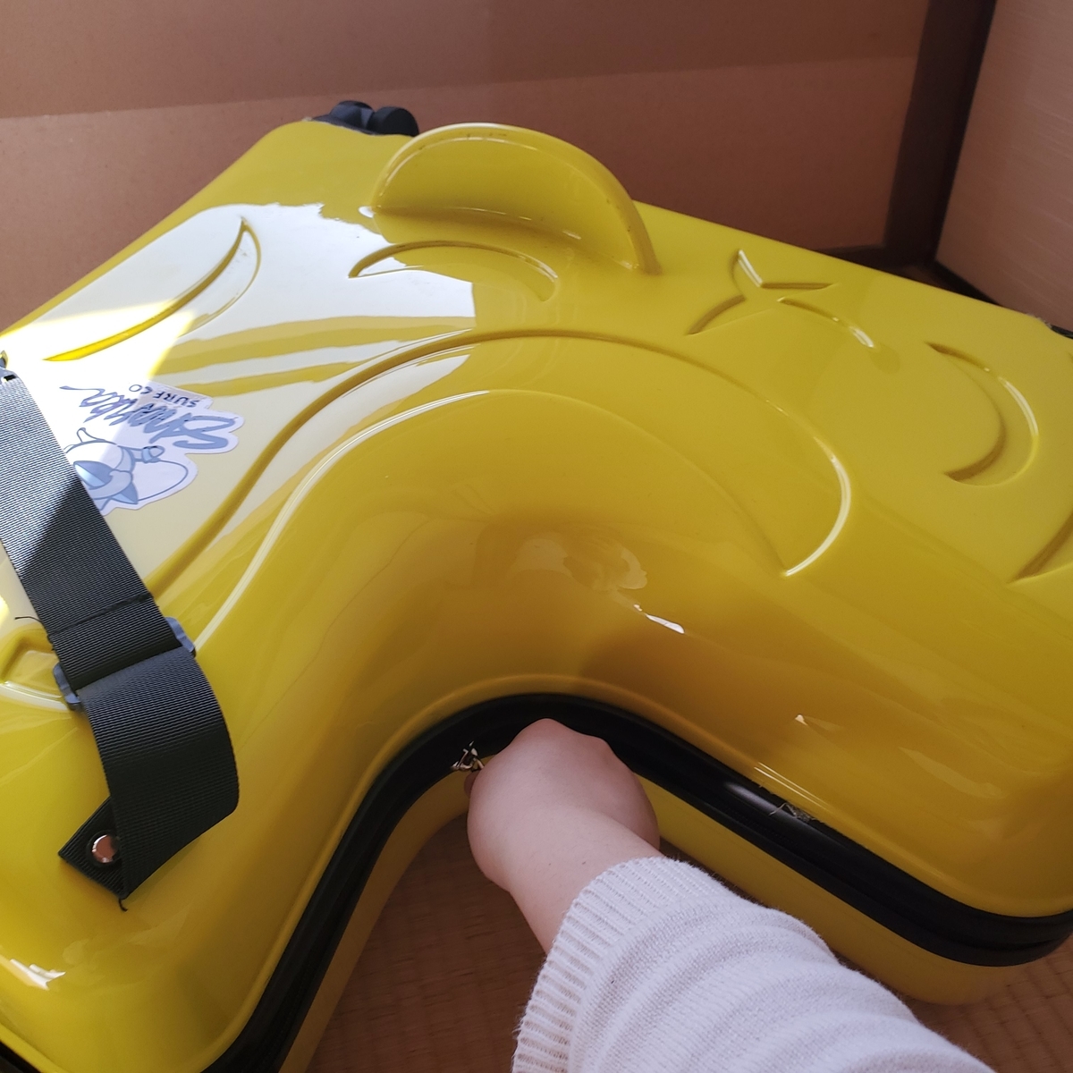 チャックを開くときにコツがいる箇所