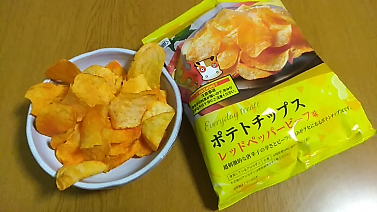ミニストップの辛いポテチ