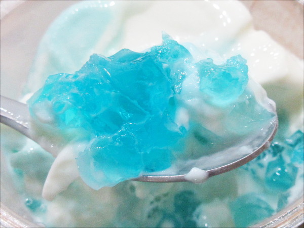 Sweets&Deco 青いクマ あおぞらぱふぇ あおぞらサイダー