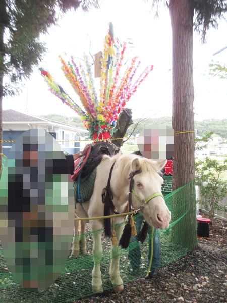 【土岐市】八剣神社 秋の例大祭花馬奉納