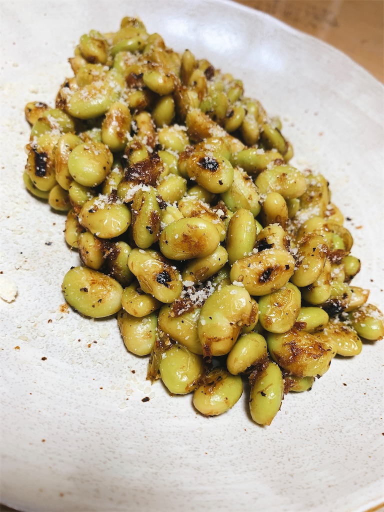 秘伝豆おかかパルミジャーノ ダンナゴハン 休日のレシピ