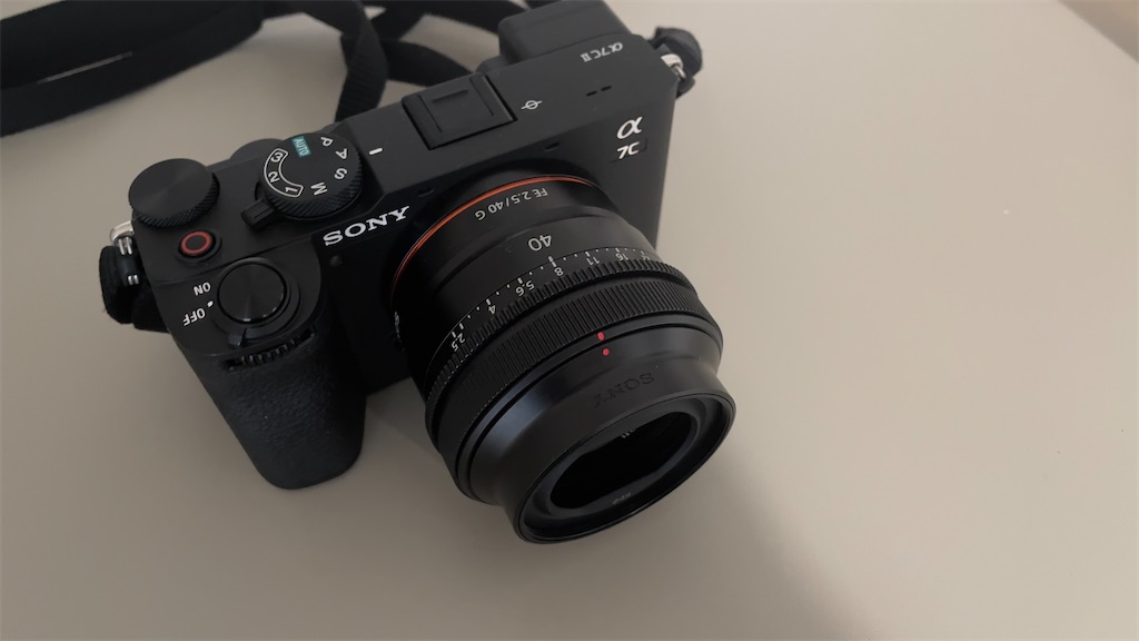 SONY FE 40mm F2.5 Gフード付き