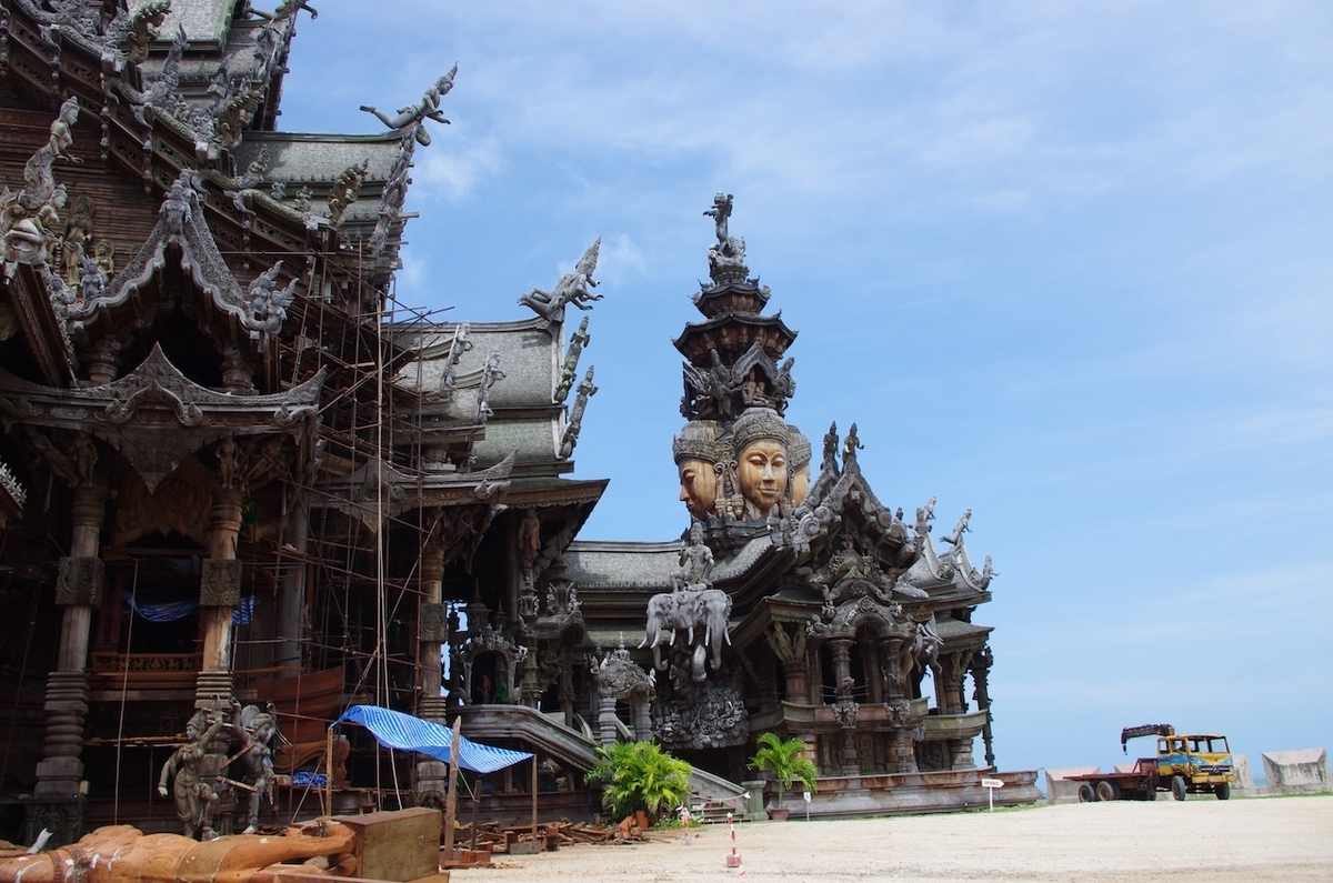 タイシラチャの滞在記、パタヤサンクチュアリオブトゥルースに行ったこと