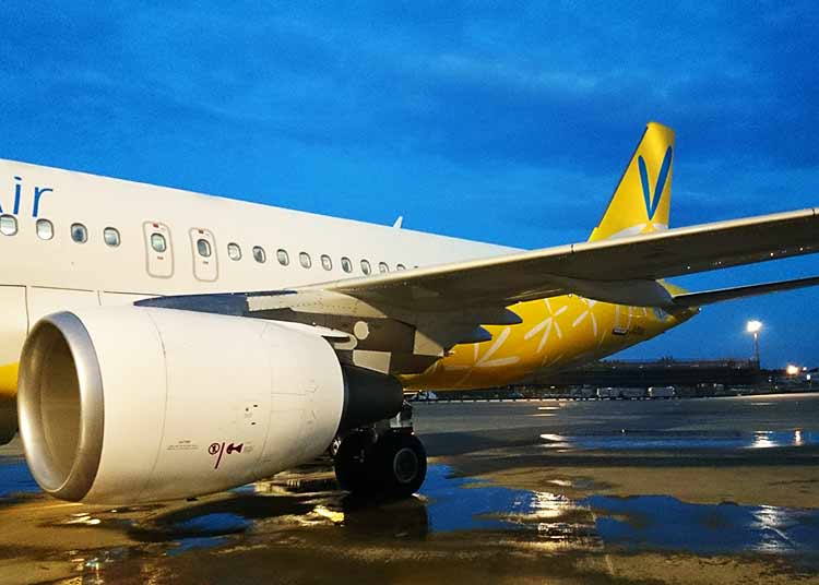 沖止め　バニラエア