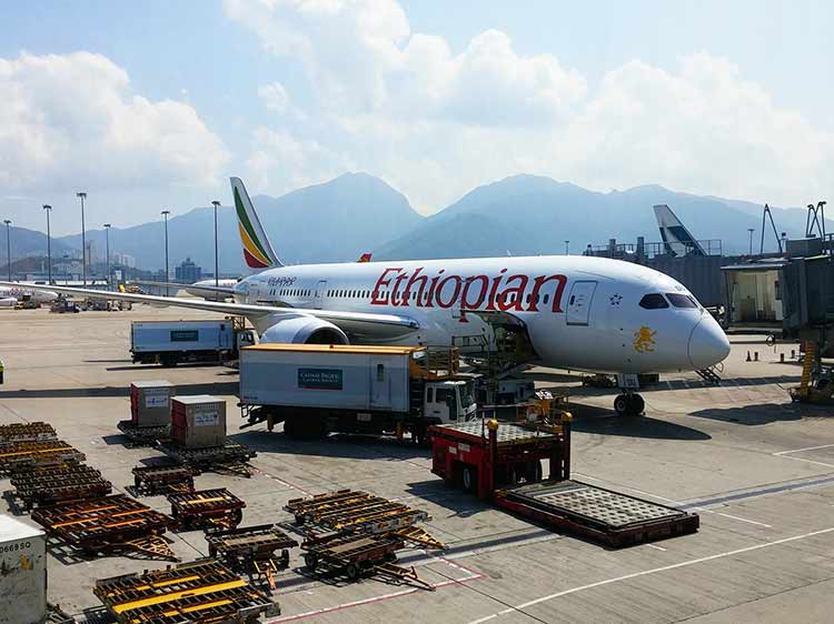 エチオピア航空　B787-8