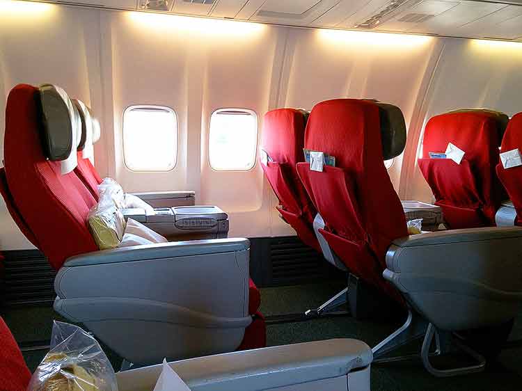 エチオピア航空　ビジネスクラスシート