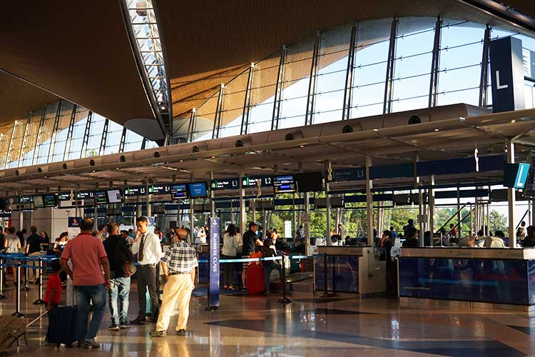 クアラルンプール空港チェックイン