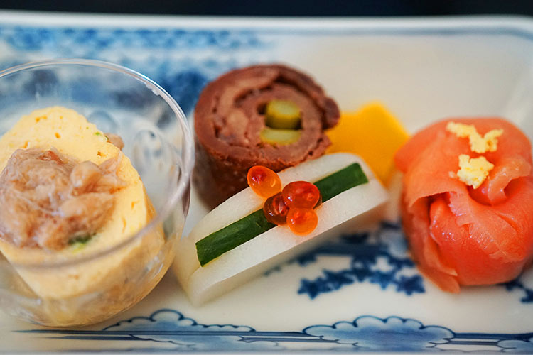 ANA ビジネスクラス　機内食　前菜