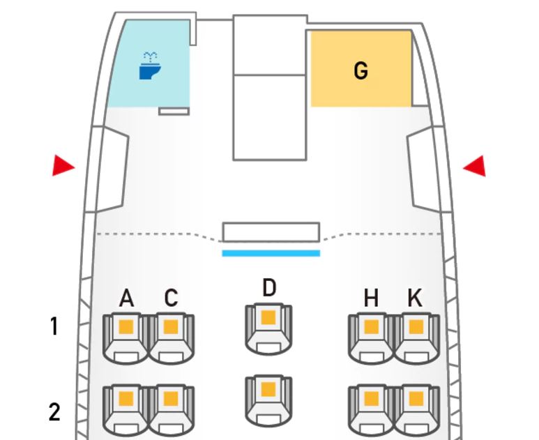 ANA 767-300 シートマップ