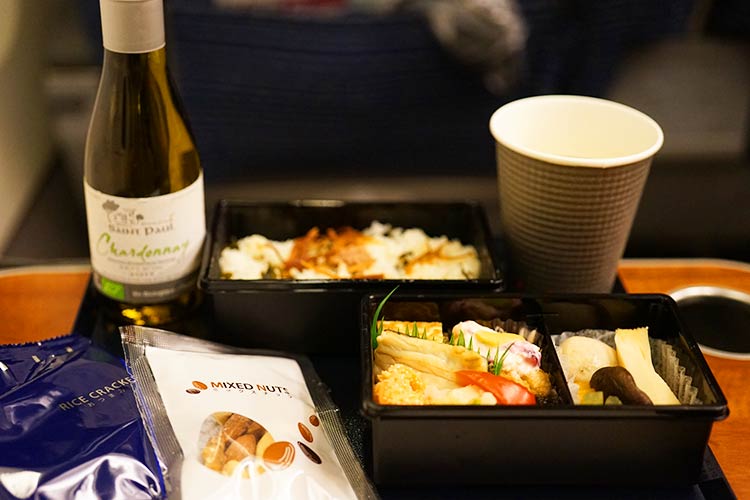 ANA プレミアムクラス機内食