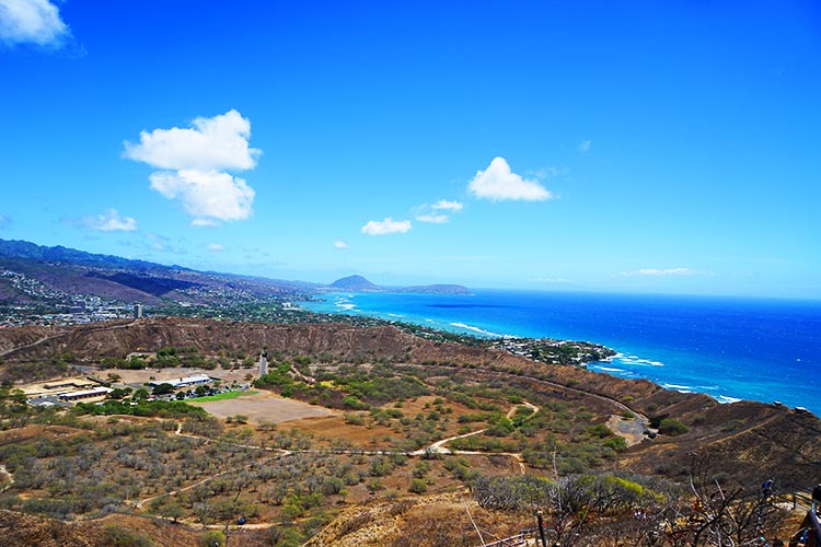 ダイヤモンドヘッド　クレーター