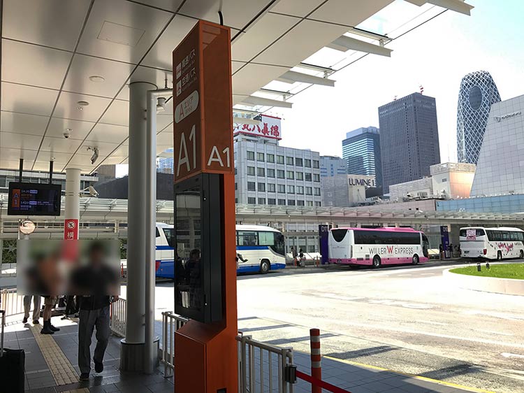 バスタ乗り場
