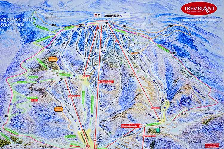 スキー場地図