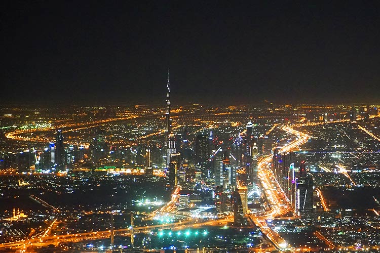 ドバイの夜景