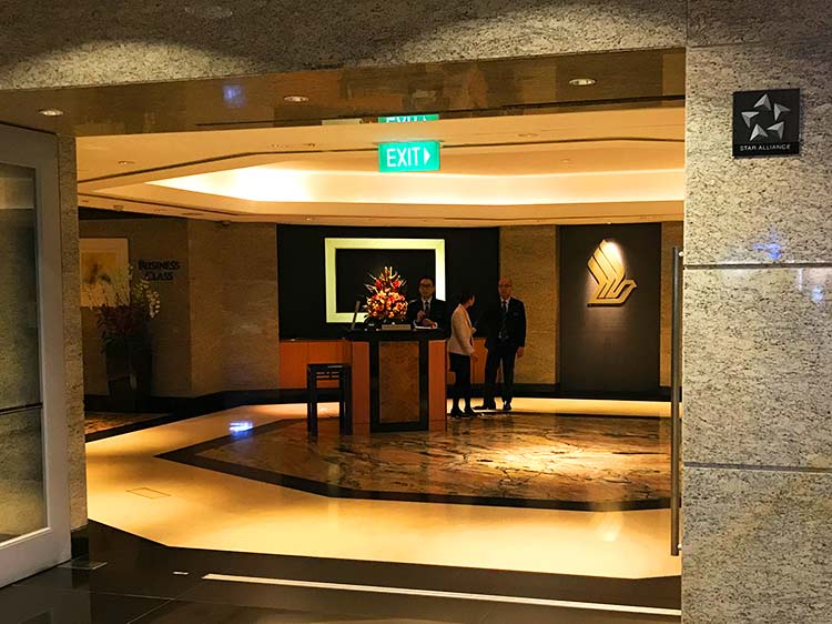 シンガポール航空　ファーストクラスラウンジ