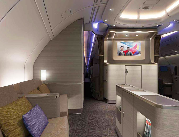 アシアナ航空A380 機内ラウンジ アシアナ航空A380 機内ラウンジ