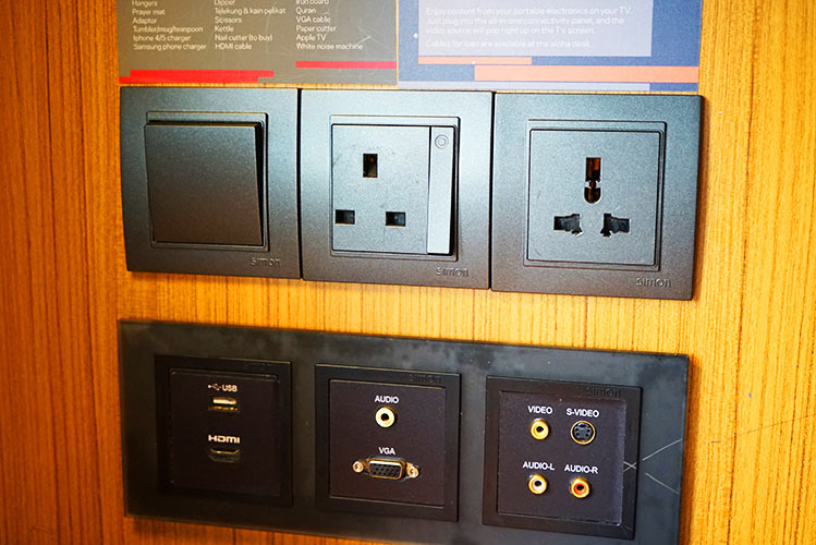 アロフト クアラルンプール セントラル　電源