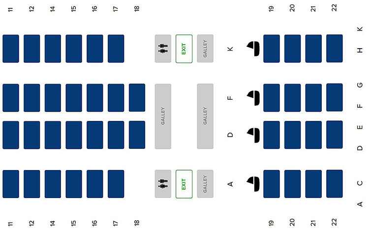 A350 seatmap