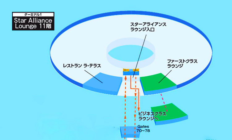 ラウンジ地図
