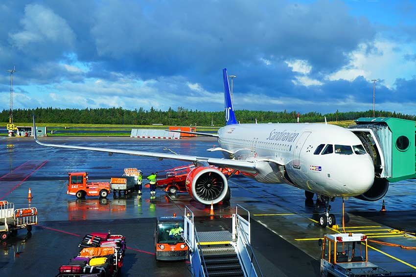 スカンジナビア航空 SAS エアバス340 旅客機 模型 M スカンジナビア