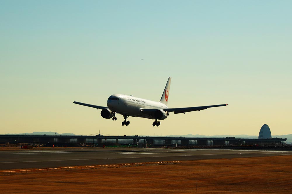 JAL羽田着陸