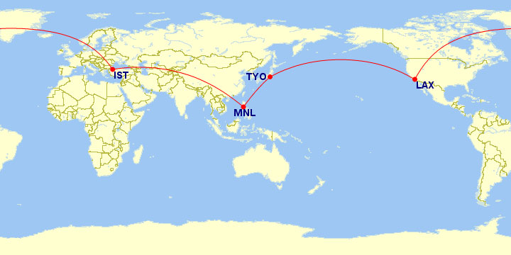 世界一周ルート 世界一周ルート