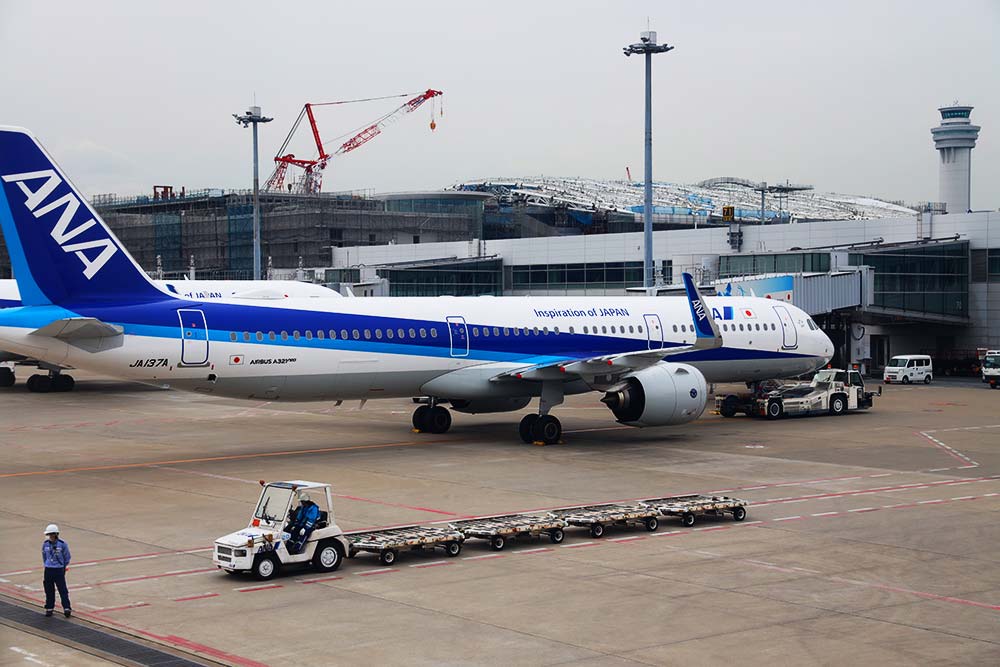 改築中の羽田空港ターミナル2