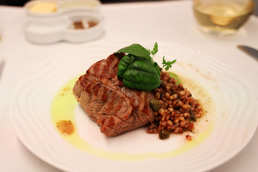 ANA ビジネスクラス 洋食 メイン ANA ビジネスクラス 洋食 メイン