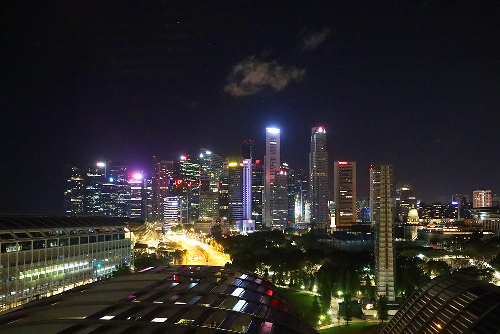 JW MARRIOTT HOTEL SINGAPORE SOUTH BEACH　夜景
