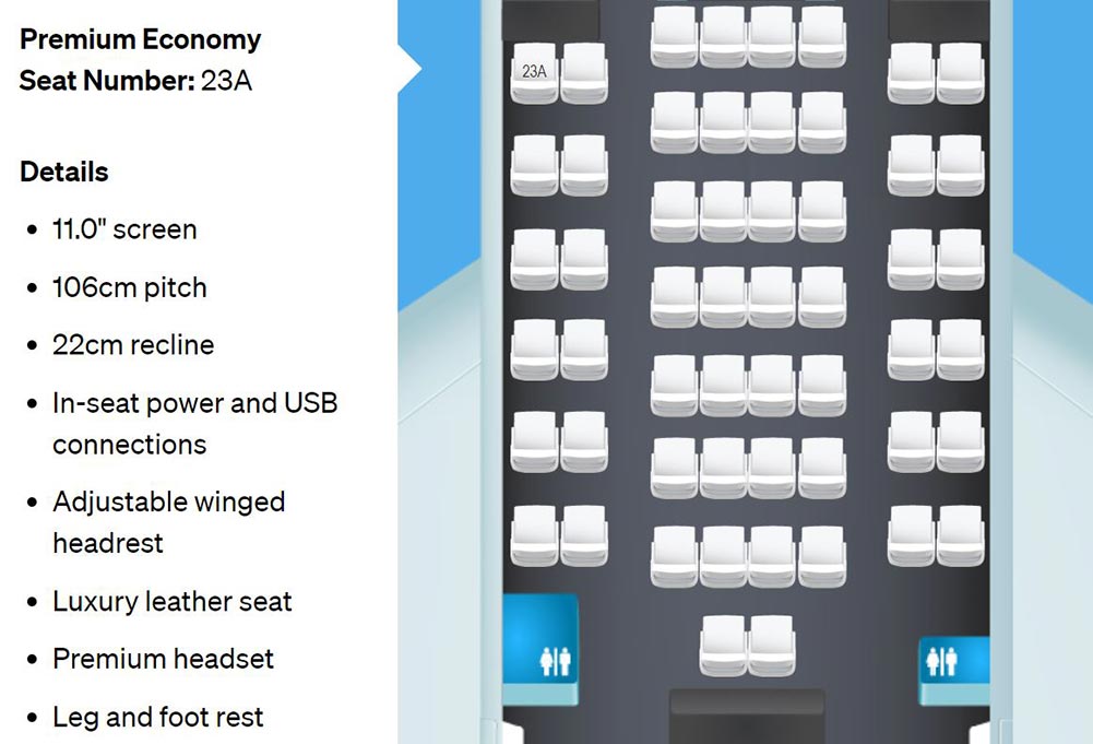 NZ B77W シートマップ