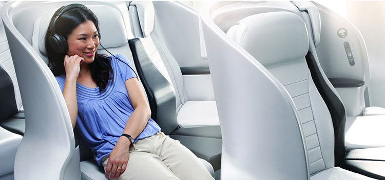 ニュージーランド航空以前のプレミアムエコノミーシート