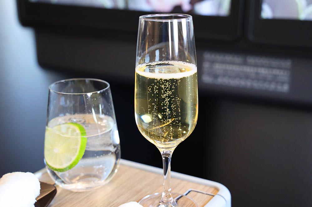 エバー航空ビジネスクラスドリンク